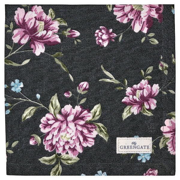 GreenGate салфетка Penelope dark grey