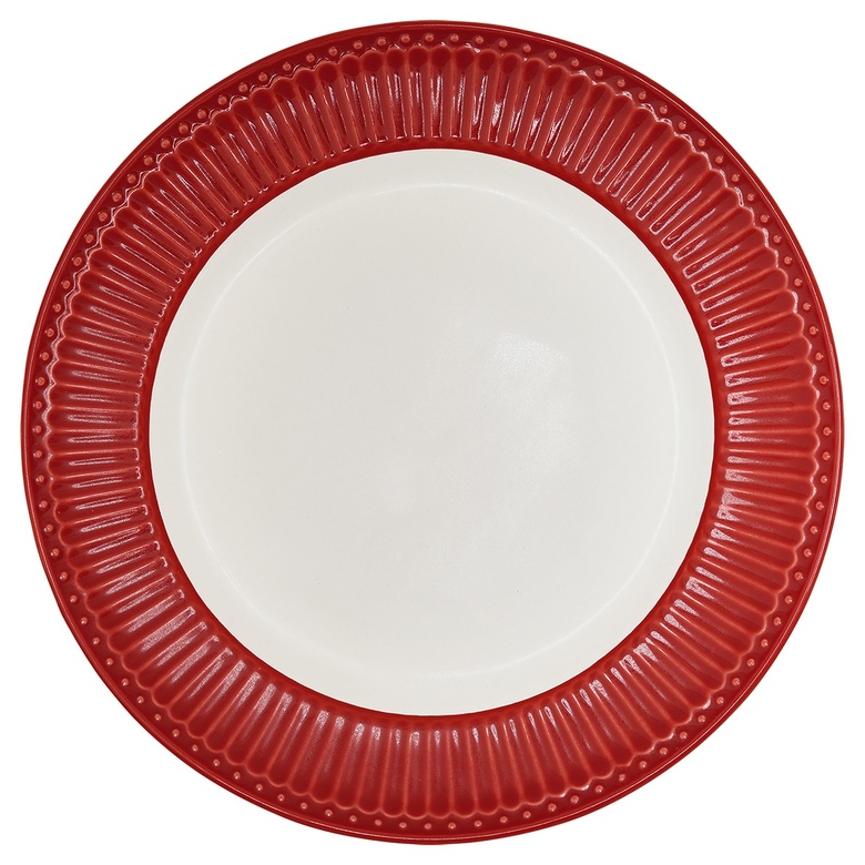 GreenGAte десертная тарелка Alice red 17 см