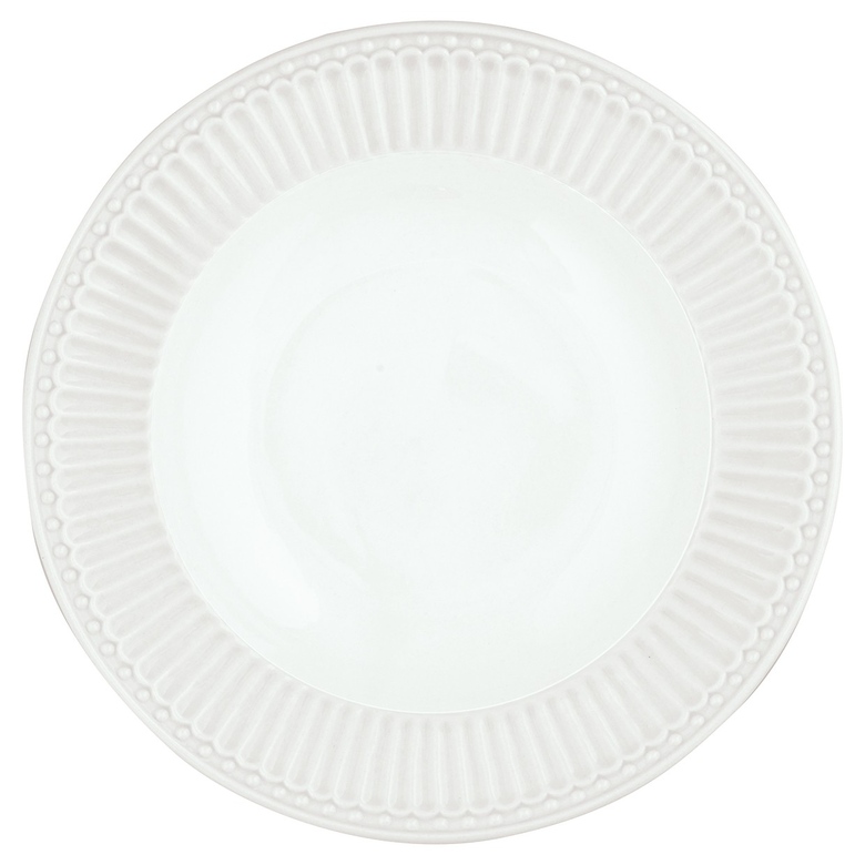 GreenGate тарелка Alice white 22 см