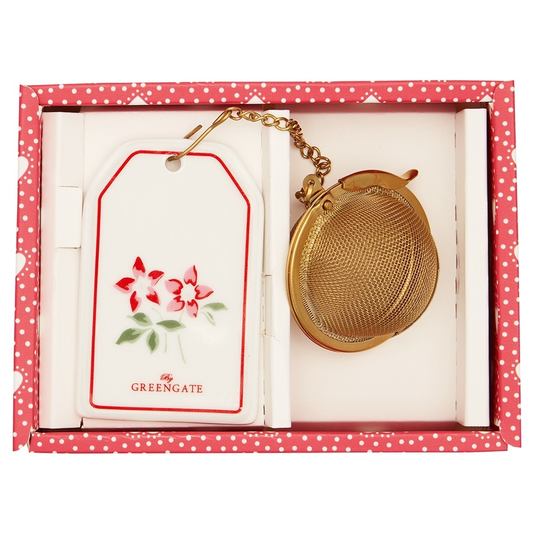 GreenGate ситечко для заваривания чая Avery white