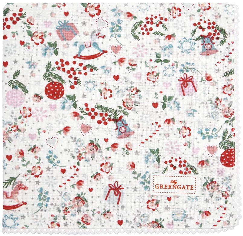 GreenGate салфетка Carol white 40х40 см