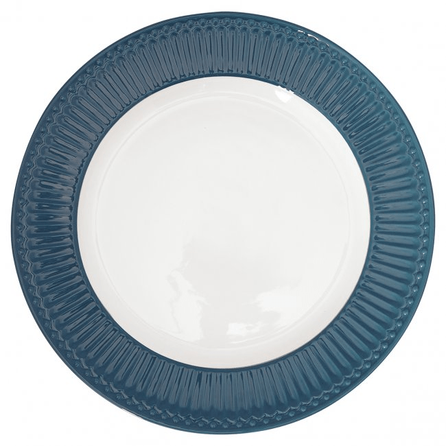 Greengate обеденная тарелка Alice ocean blue