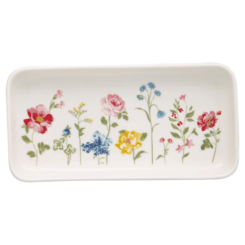 Greengate поднос фарфор Thilde 12х24 см