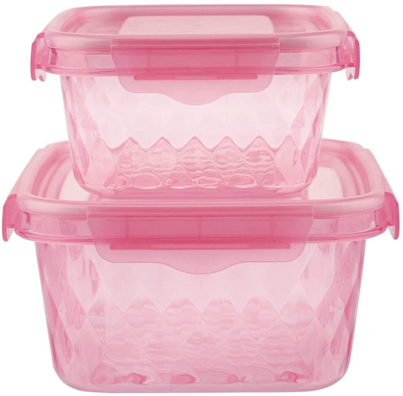 Miss Etoile набор контейнеров розовый 2 шт