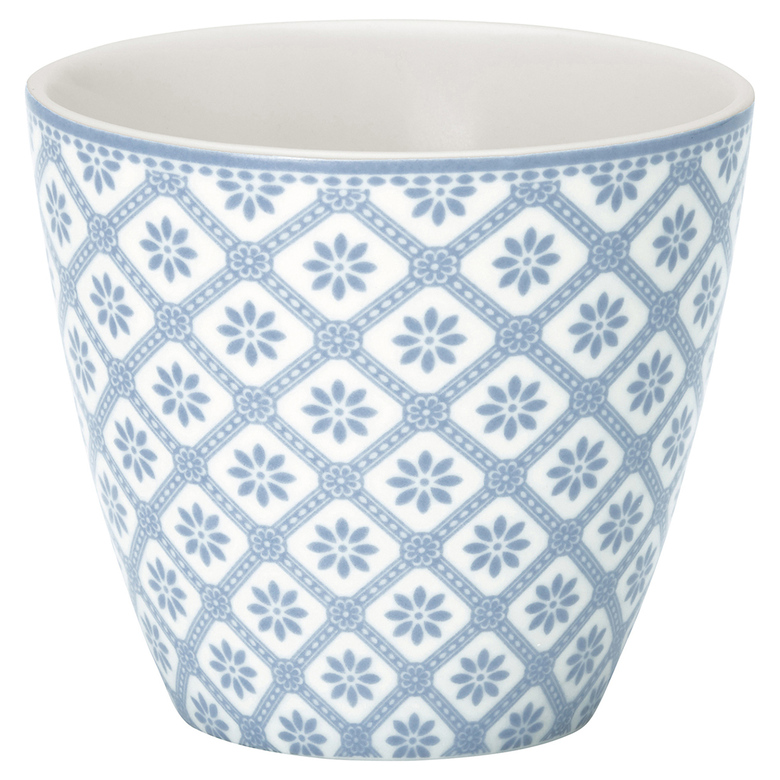 GreenGate Чашка для латте Bianca dusty blue 300 ml