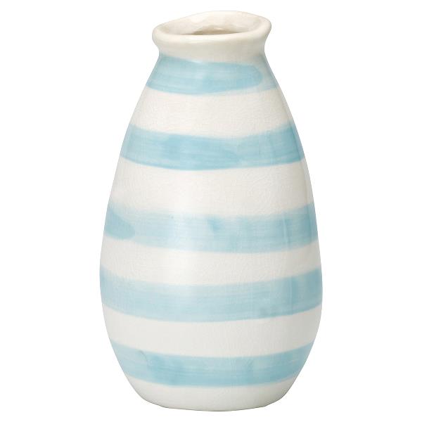 GreenGate ваза stripe mint 15,5 см