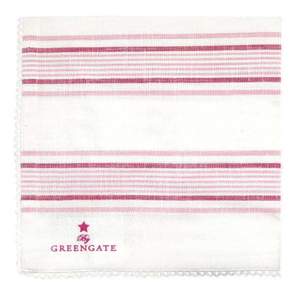Greengate салфетка №1 raspberry 40x40 см