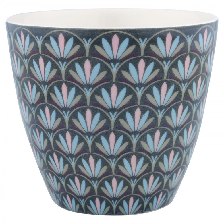 GreenGate чашка латте Victoria grey 300 ml