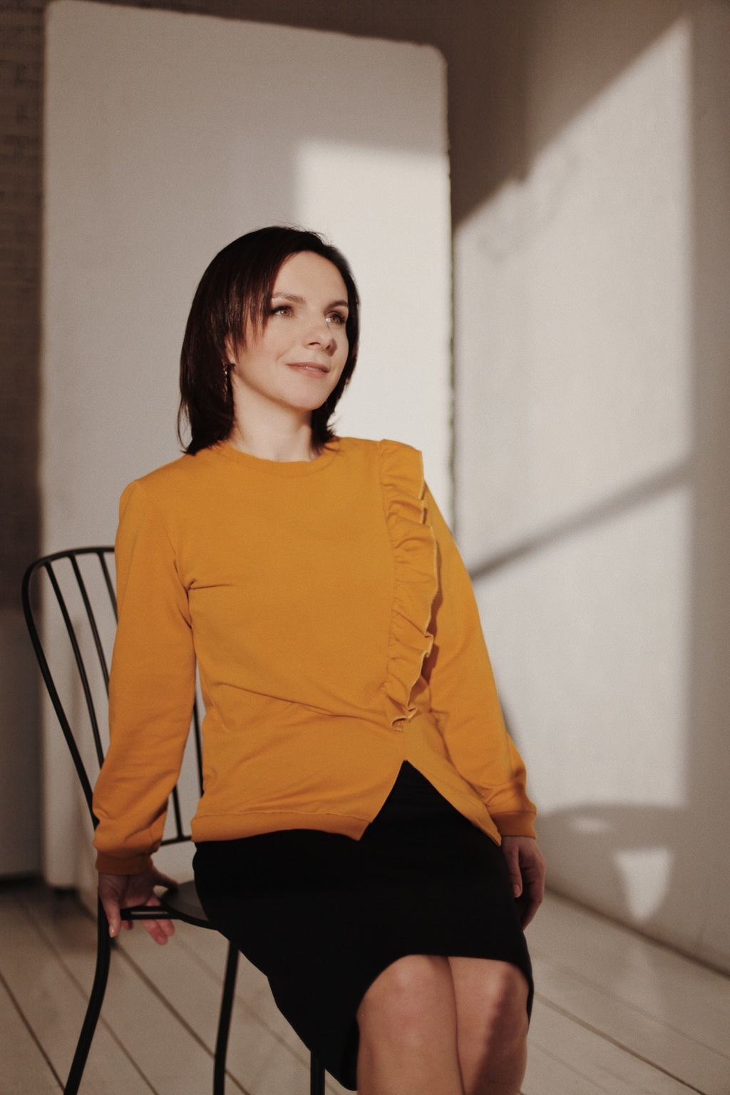 Свитшот с рюшем, выкройка IVАhm № 8 - размерный ряд