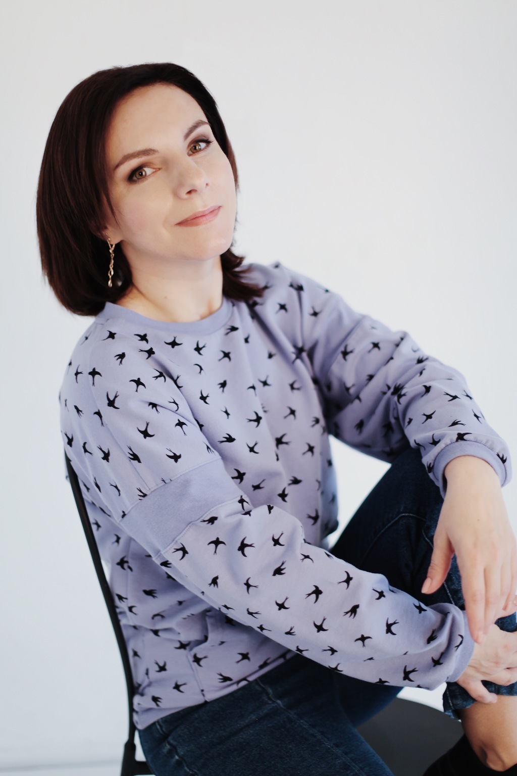 Свитшот «Ласточки», выкройка IVАhm № 9