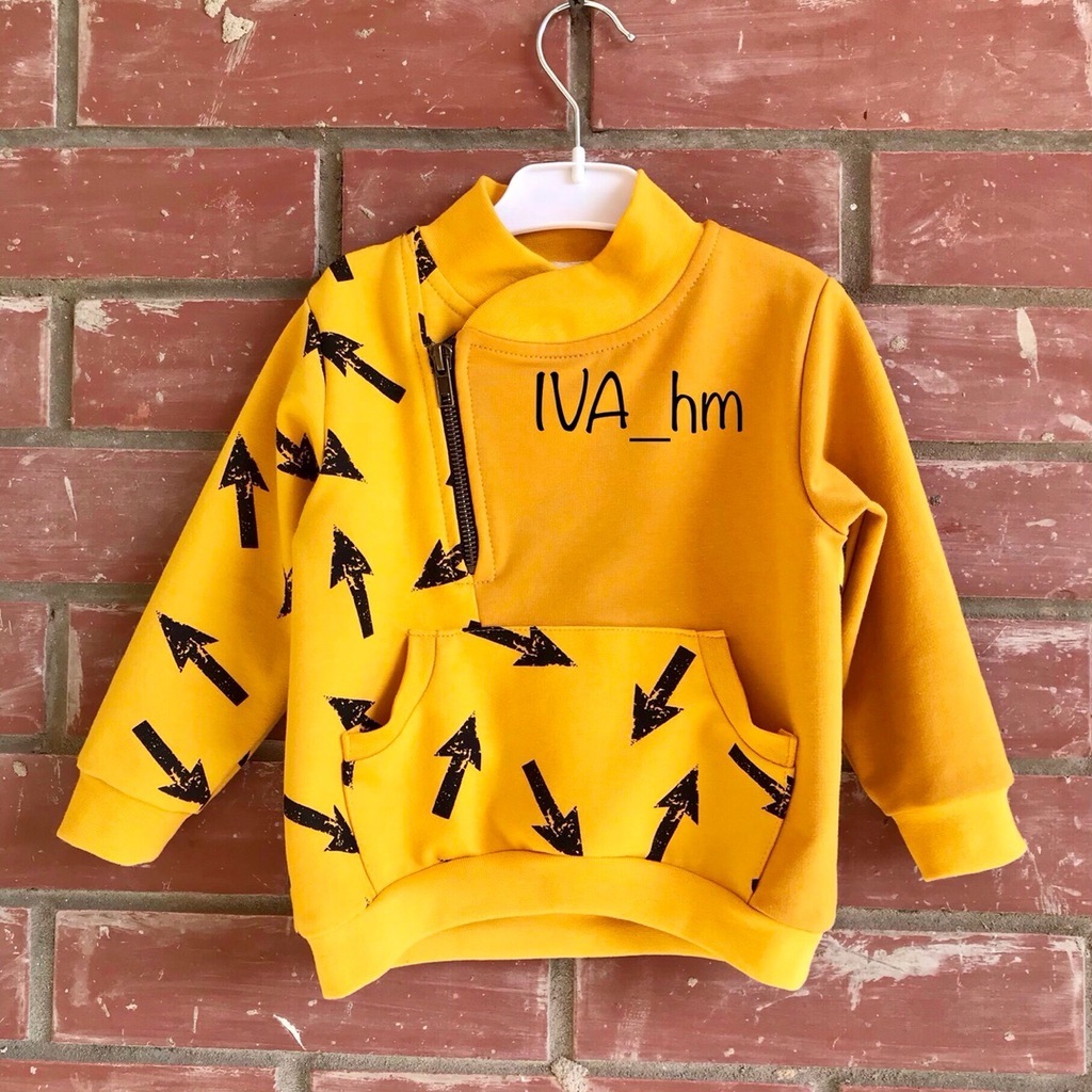 Свитшот детский «Асимметрия», выкройка IVАhm №25 - весь размерный ряд