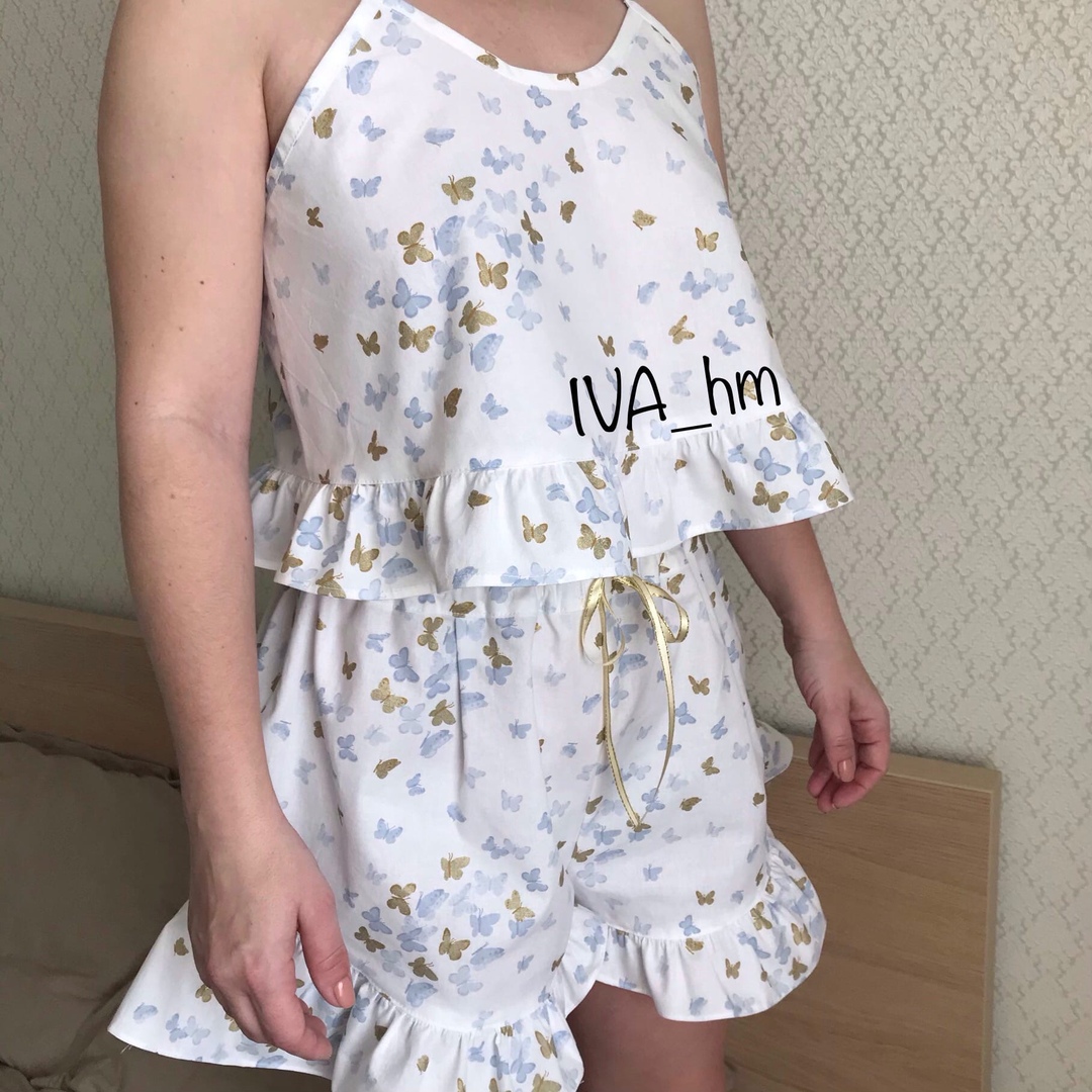 Топ "Бабочки", выкройка IVАhm № 38