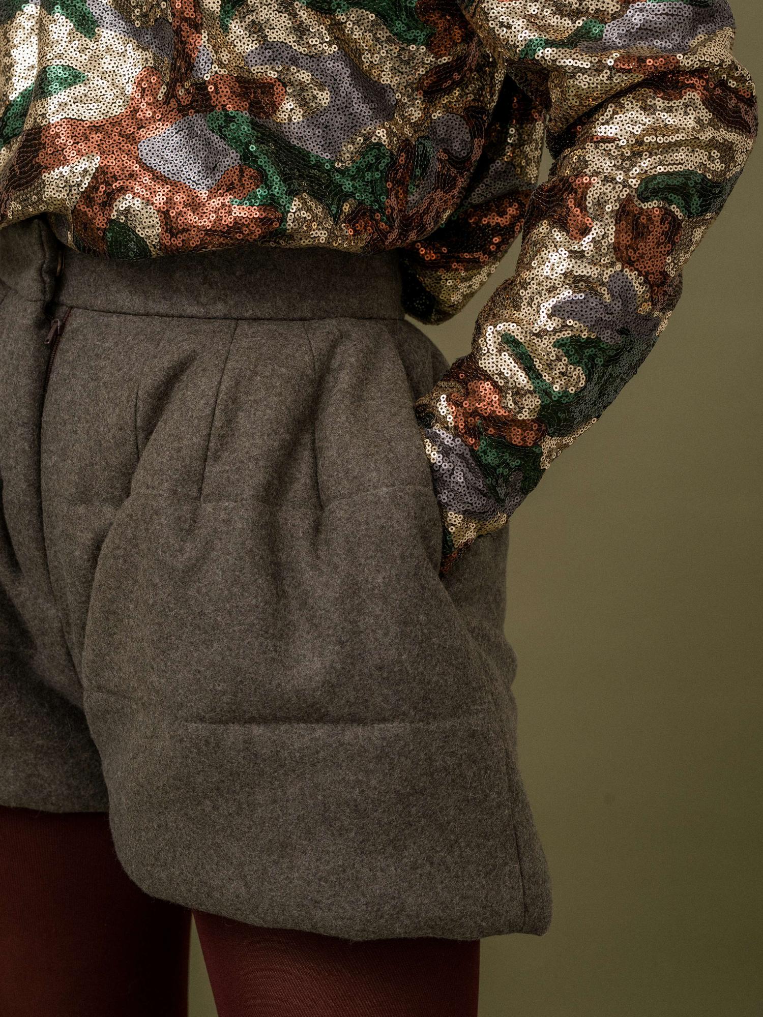 Шерстяные шорты