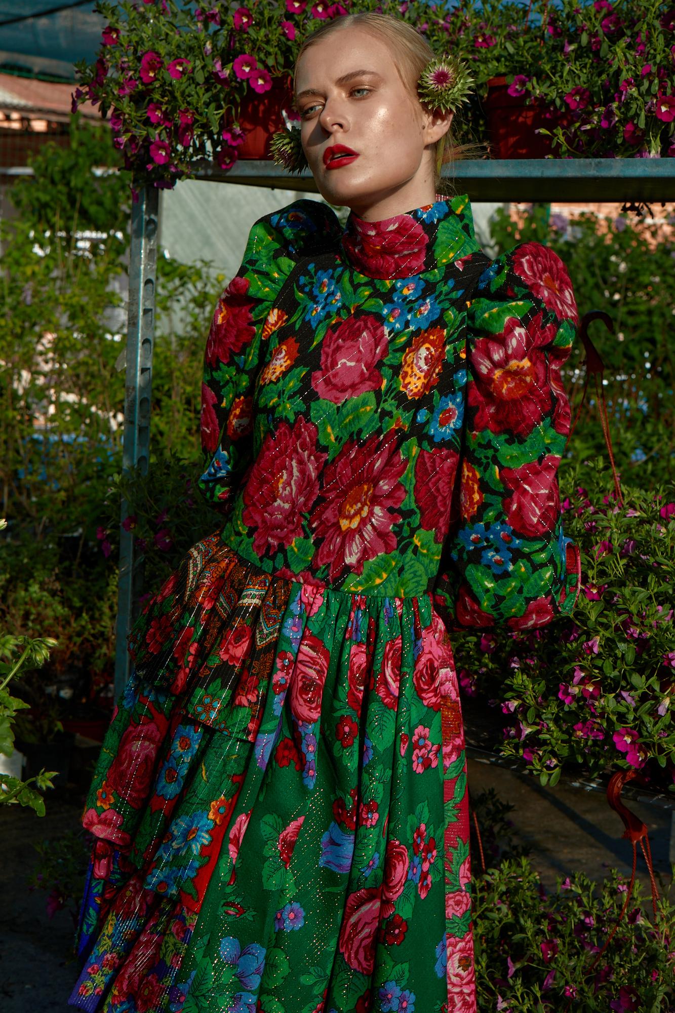 Платье платки