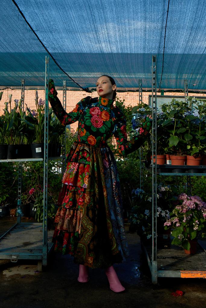 Платье платки миди