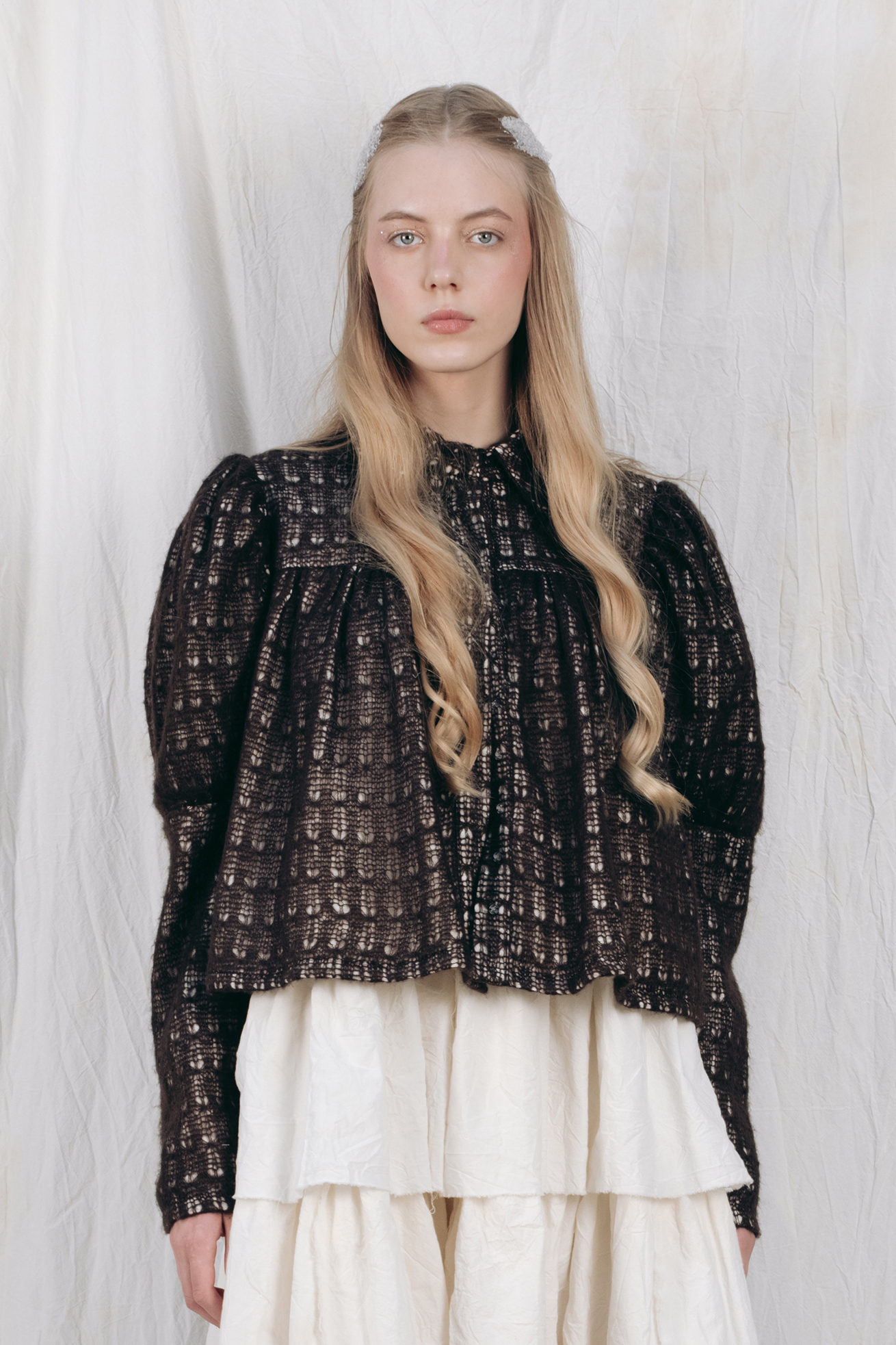 Ажурная блузка