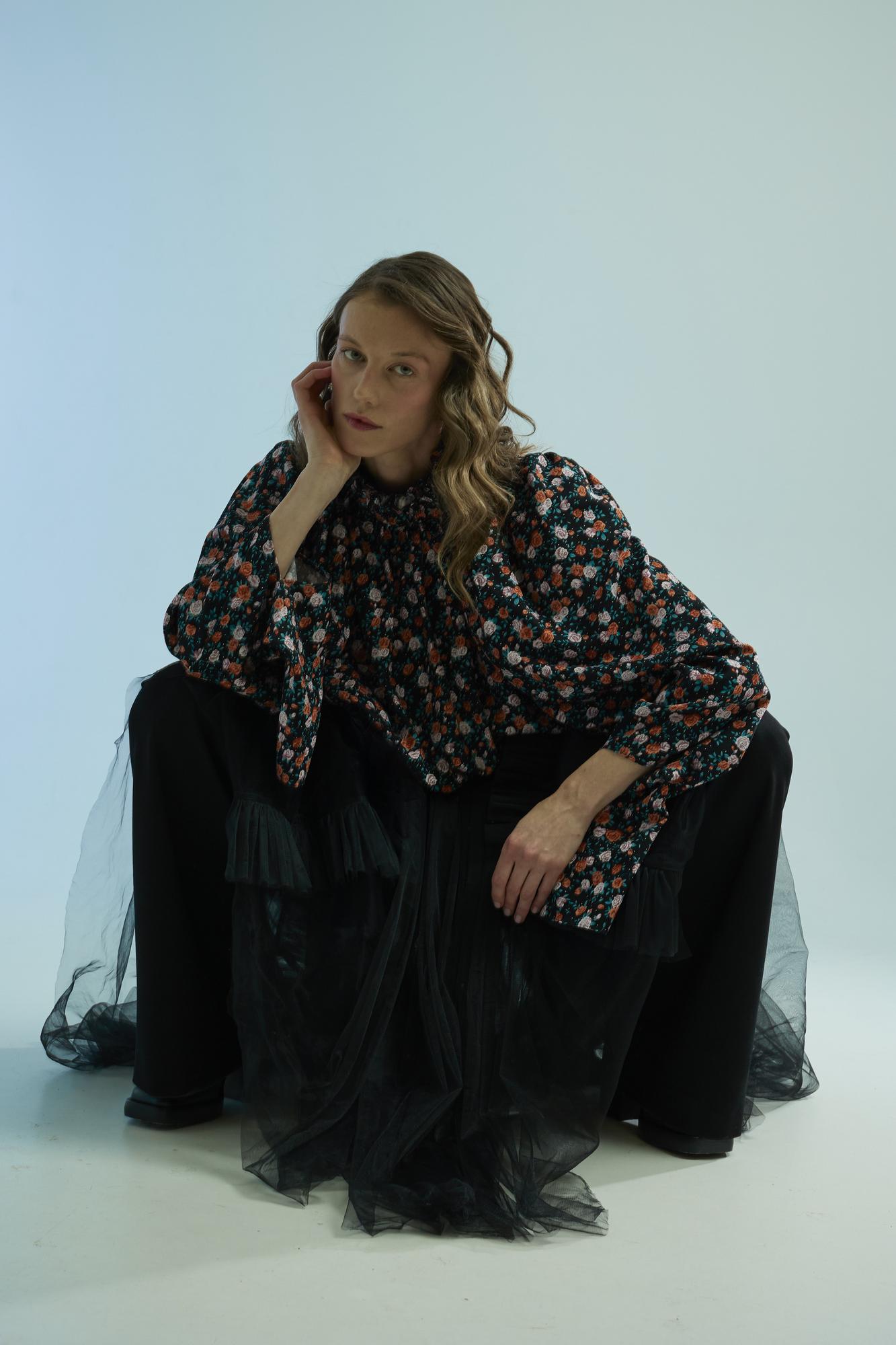 Юбка  "Черные облака"