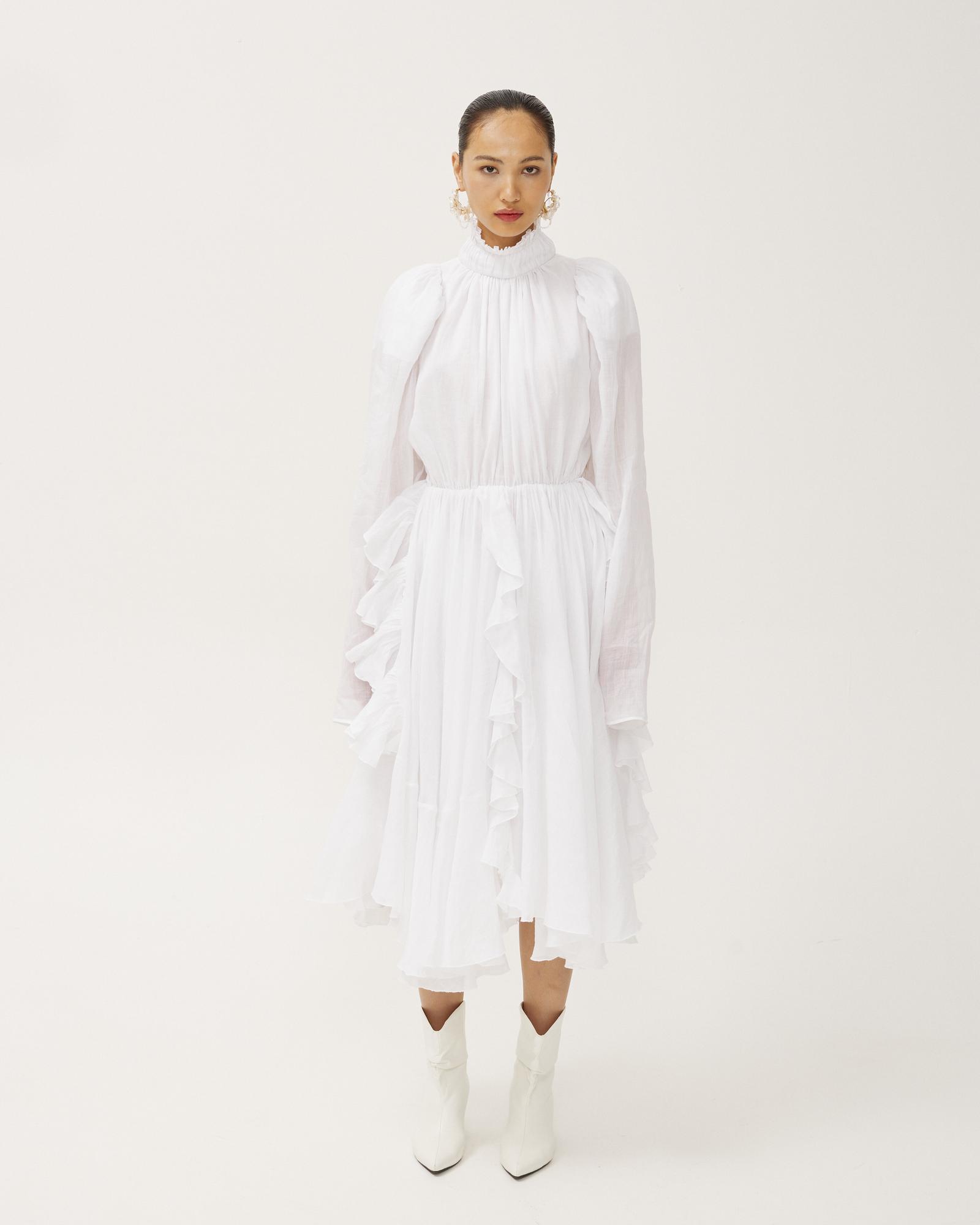 Платье белое «Дракоша»