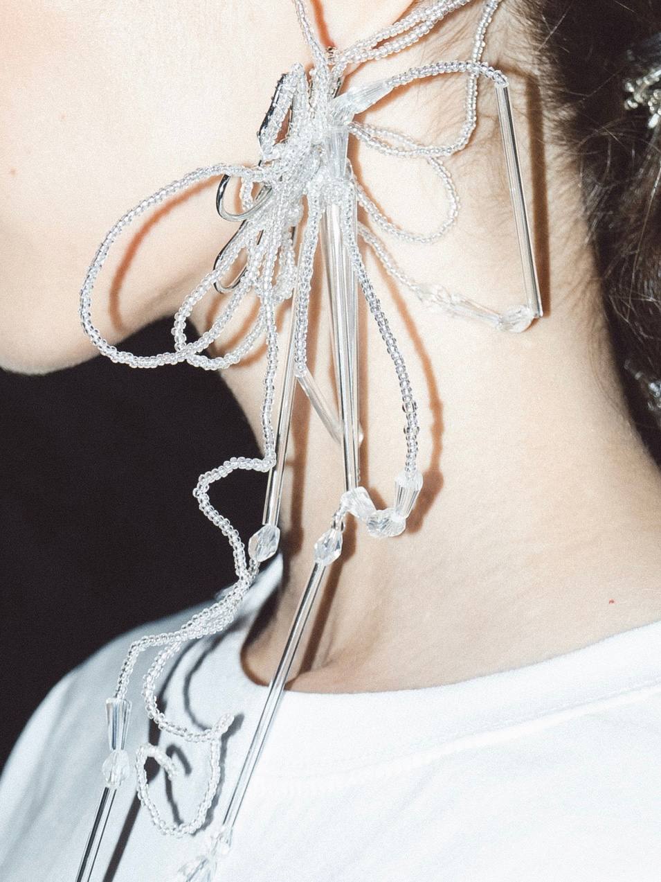 Моно-серьга «Цветок»