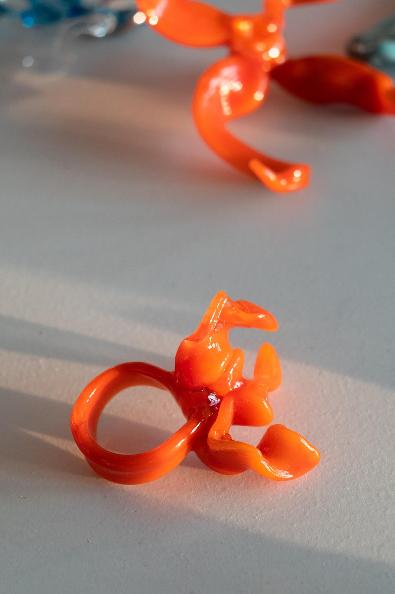 Кольцо «Листья тундры»