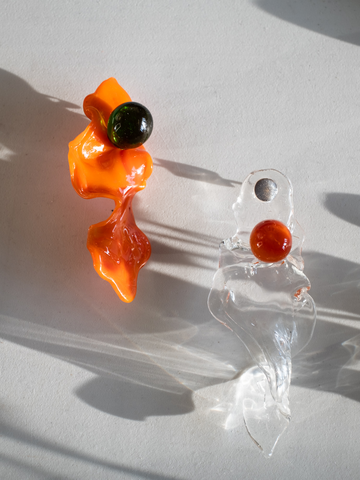 Серьги «Мятые»