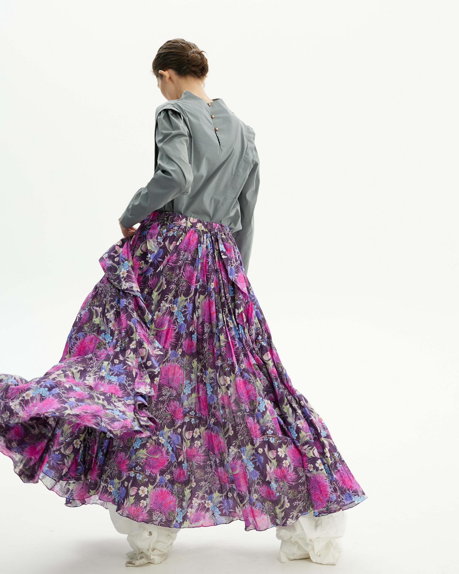 Юбка "Вечерний чертополох"