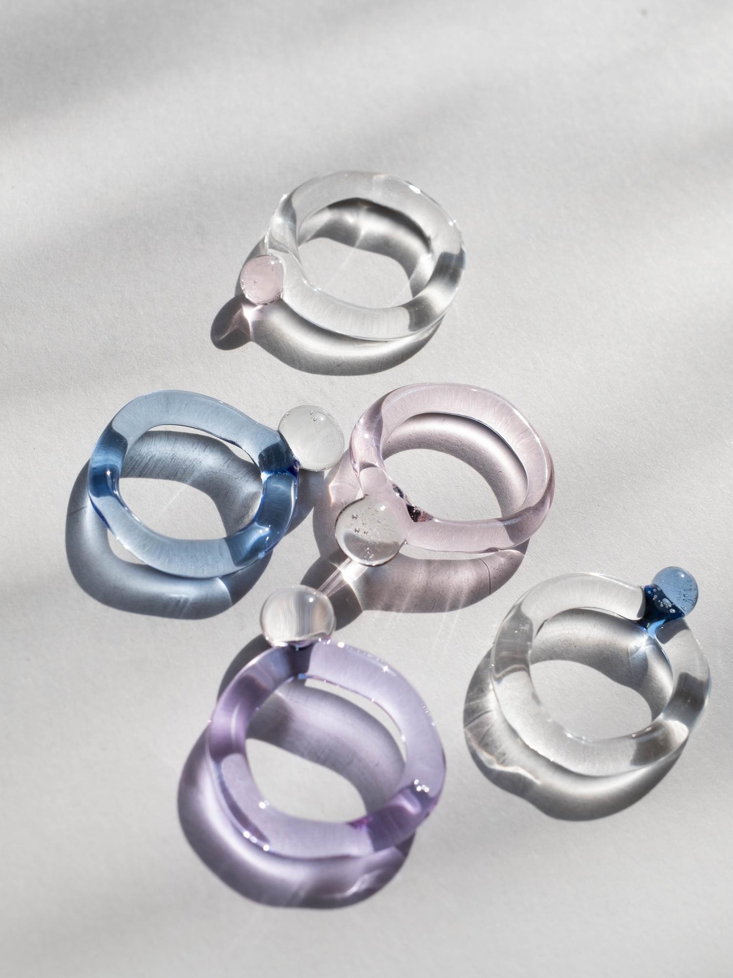 Кольцо «Пузырьки» разноцветные