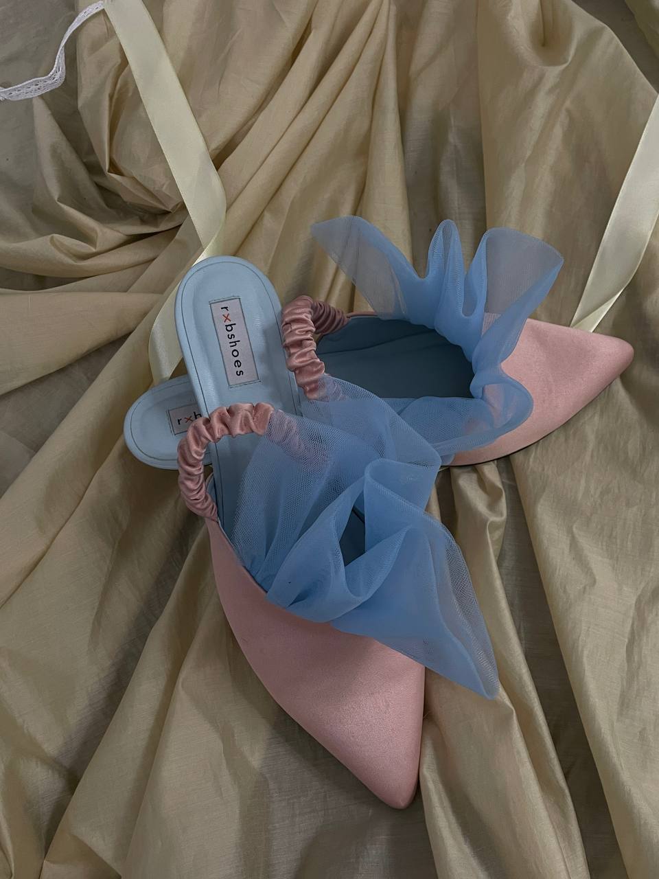 Сатиновые мюли «Праздник»