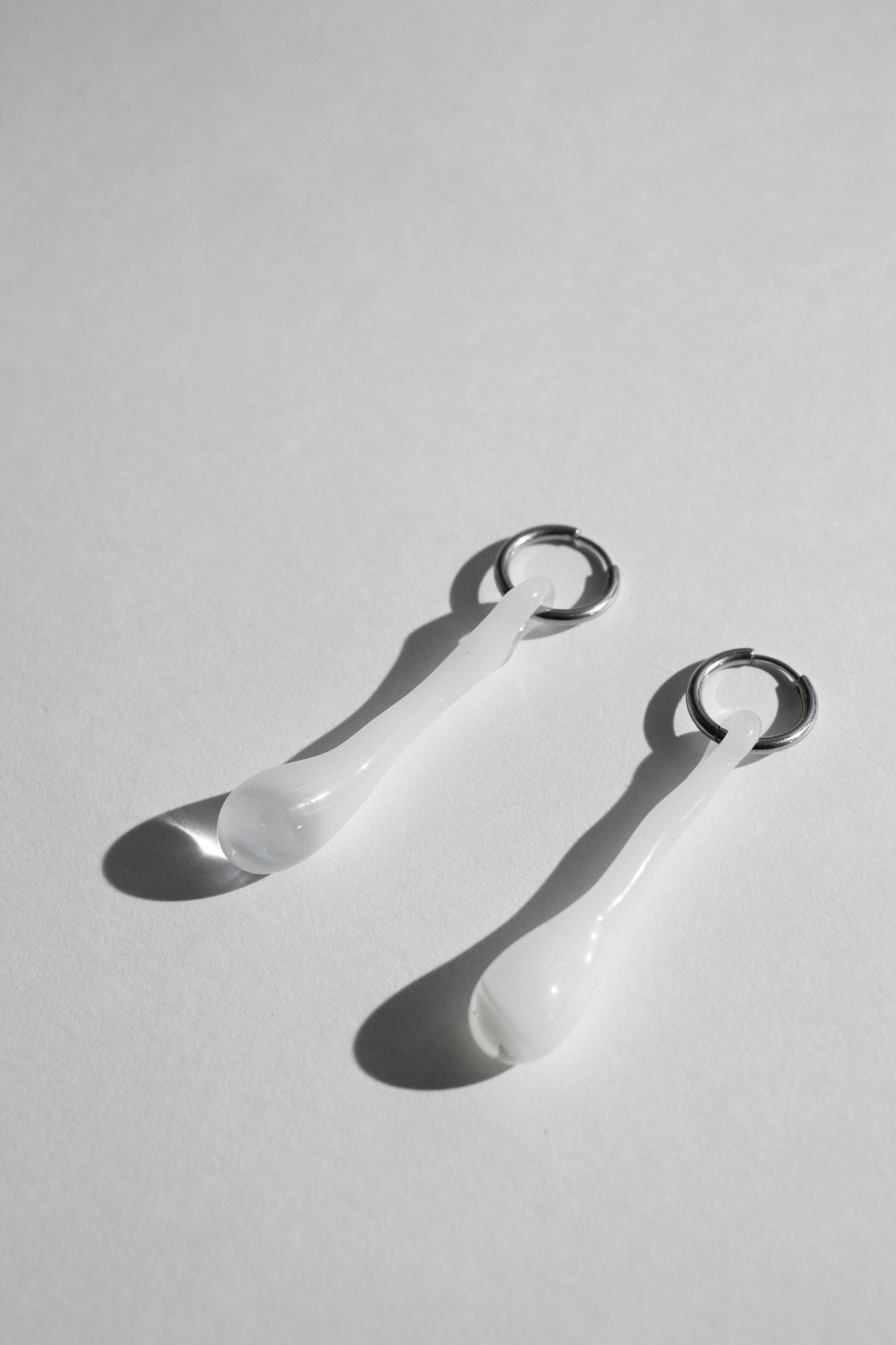 Серьги «Матовые капли»