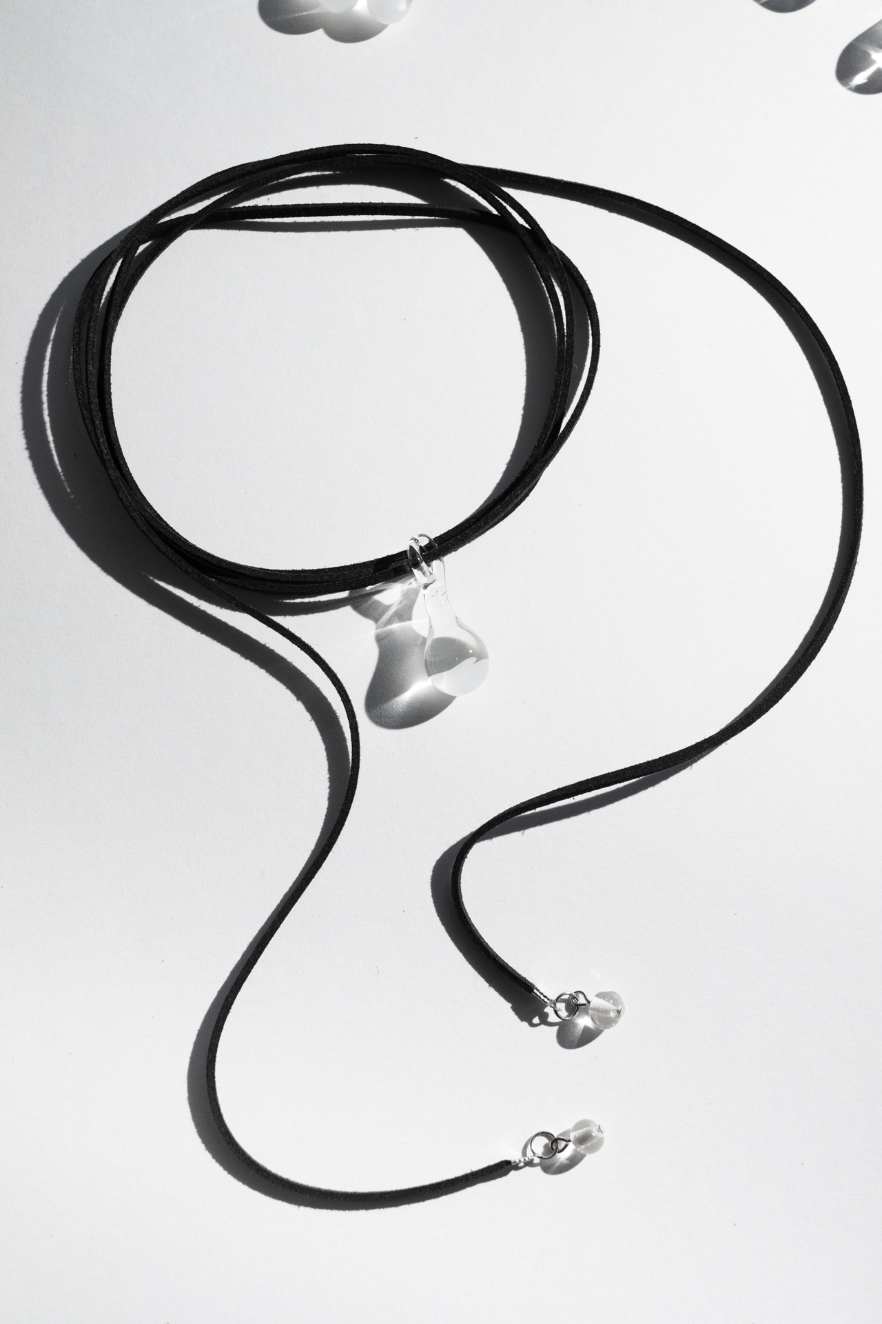 Чокер «Прозрачная капля»