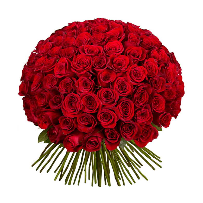 Букет "101 красная роза Эксплорер" (Эквадор)