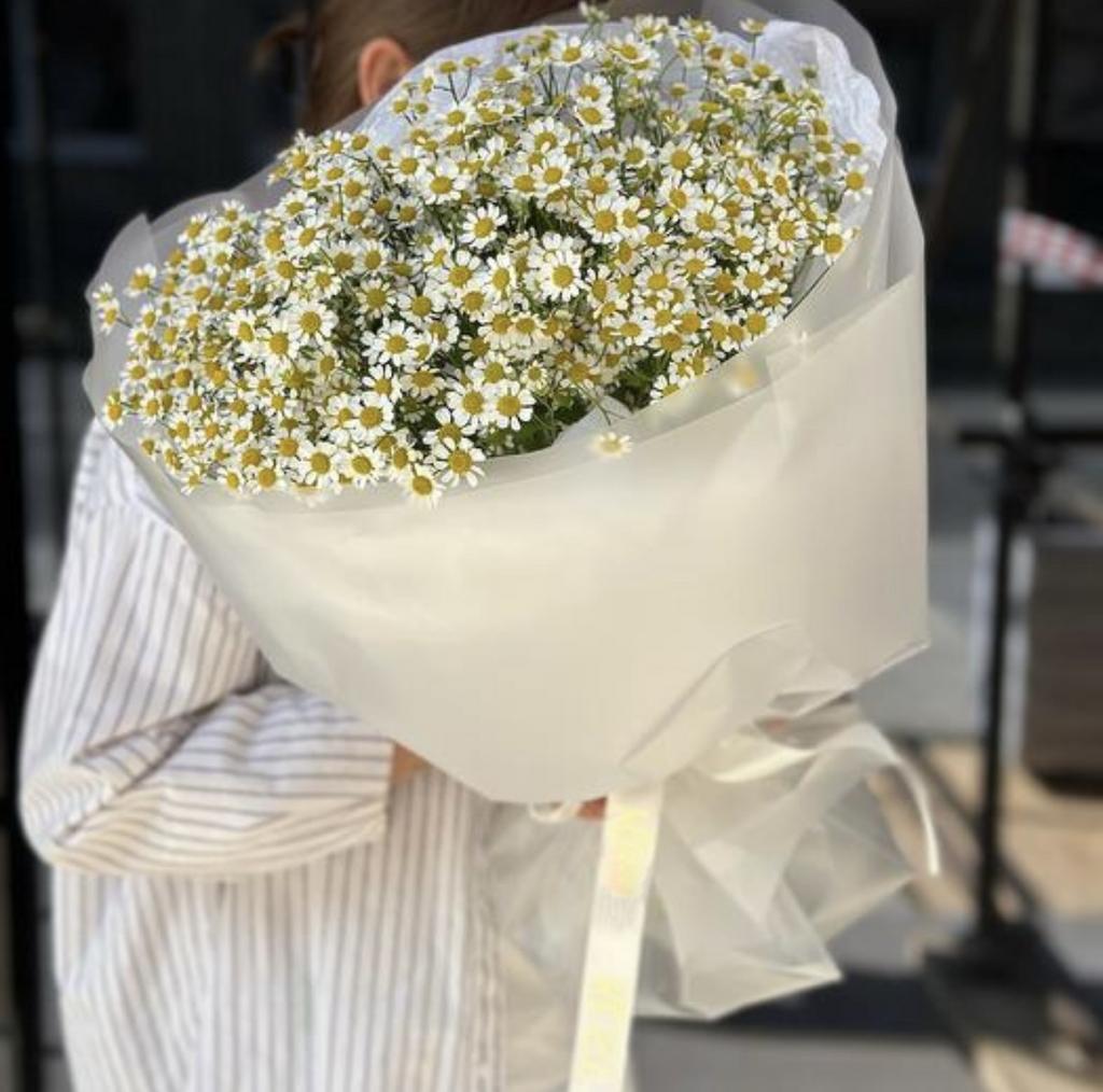 Букет «Солнечный» - ромашки Голландские 19 шт