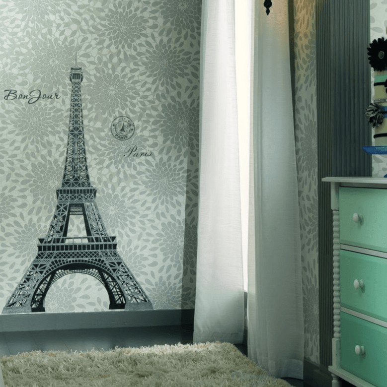 Наклейка на стену "Эйфелева башня"