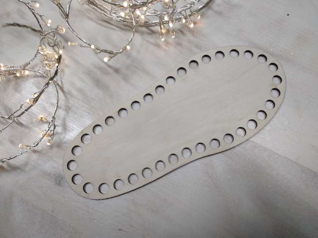 Дно для сапожка деревянное 20 см