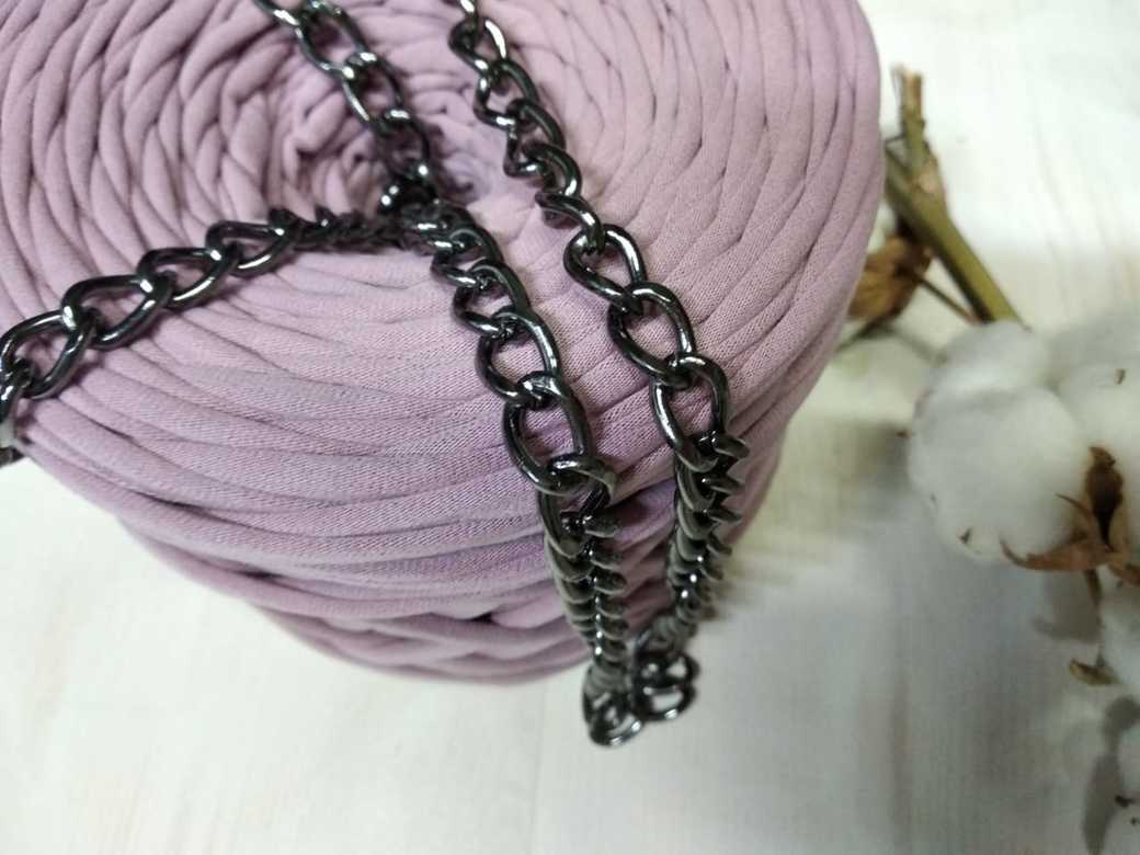 Цепь 10 мм ширина (цена за 10 см). Черный никель