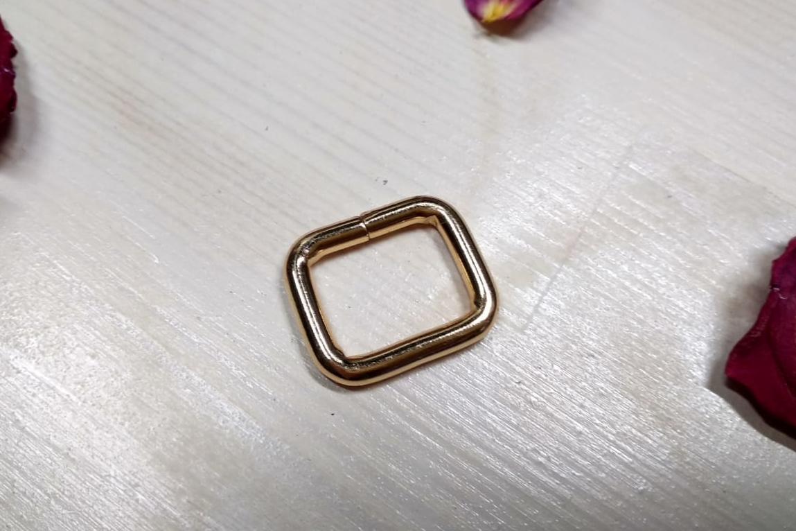 Рамка, ручкодержатель 20х15 мм. Золото