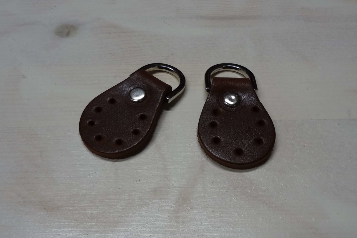 Фурнитура для вязаных сумок  Натуральная кожа