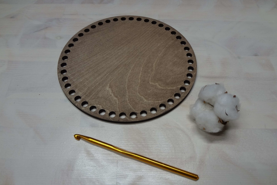 Донышки для вязания корзинок