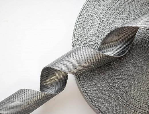 Стропа 3,2 см серебро. Цена за 1 метр