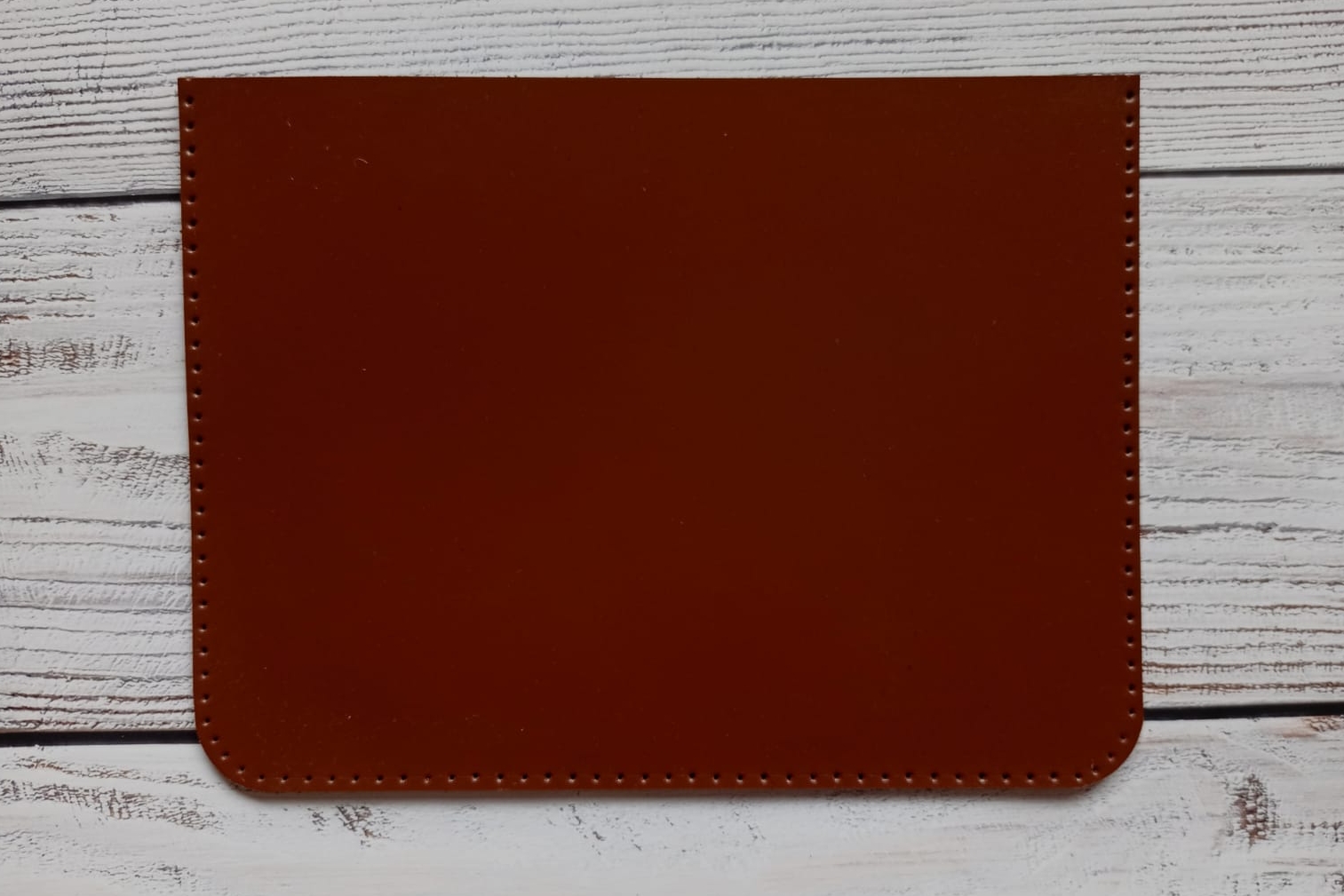 Карман 20х15 см. Цвет кожи: молочный шоколад