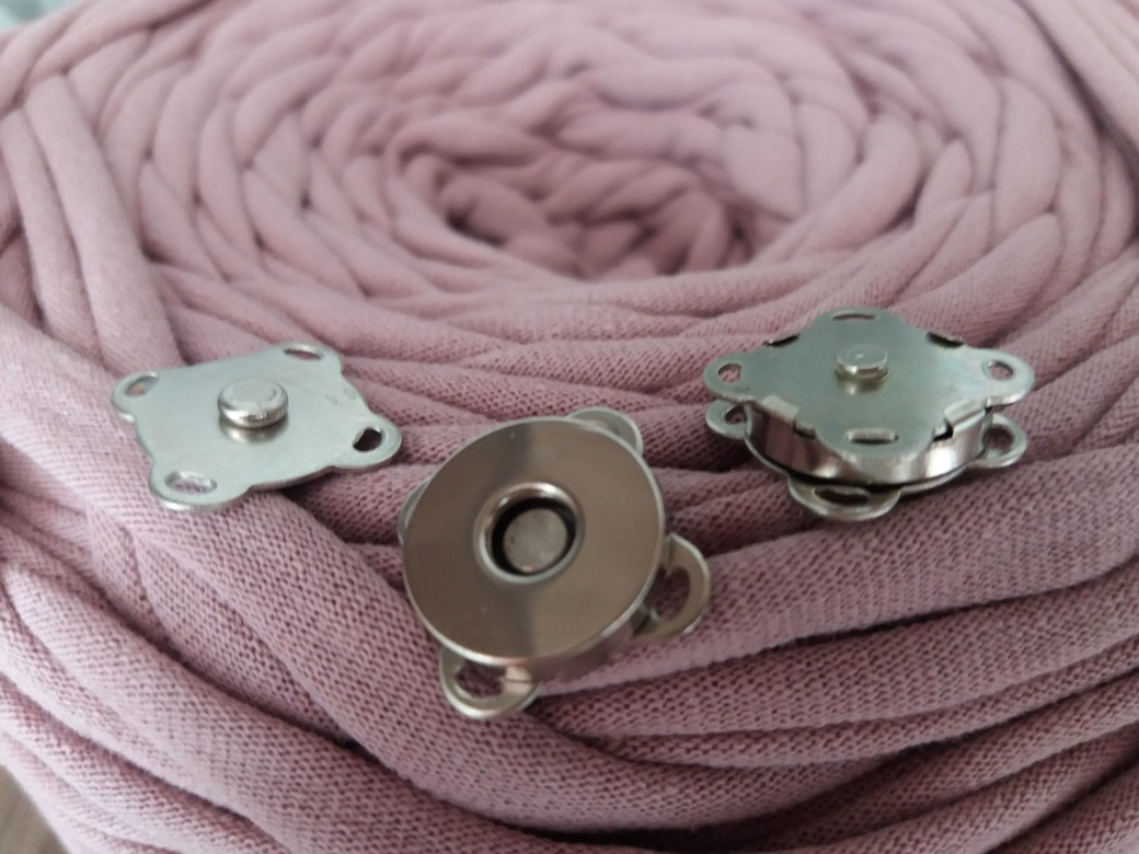 Магнитная кнопка 18 мм. Никель