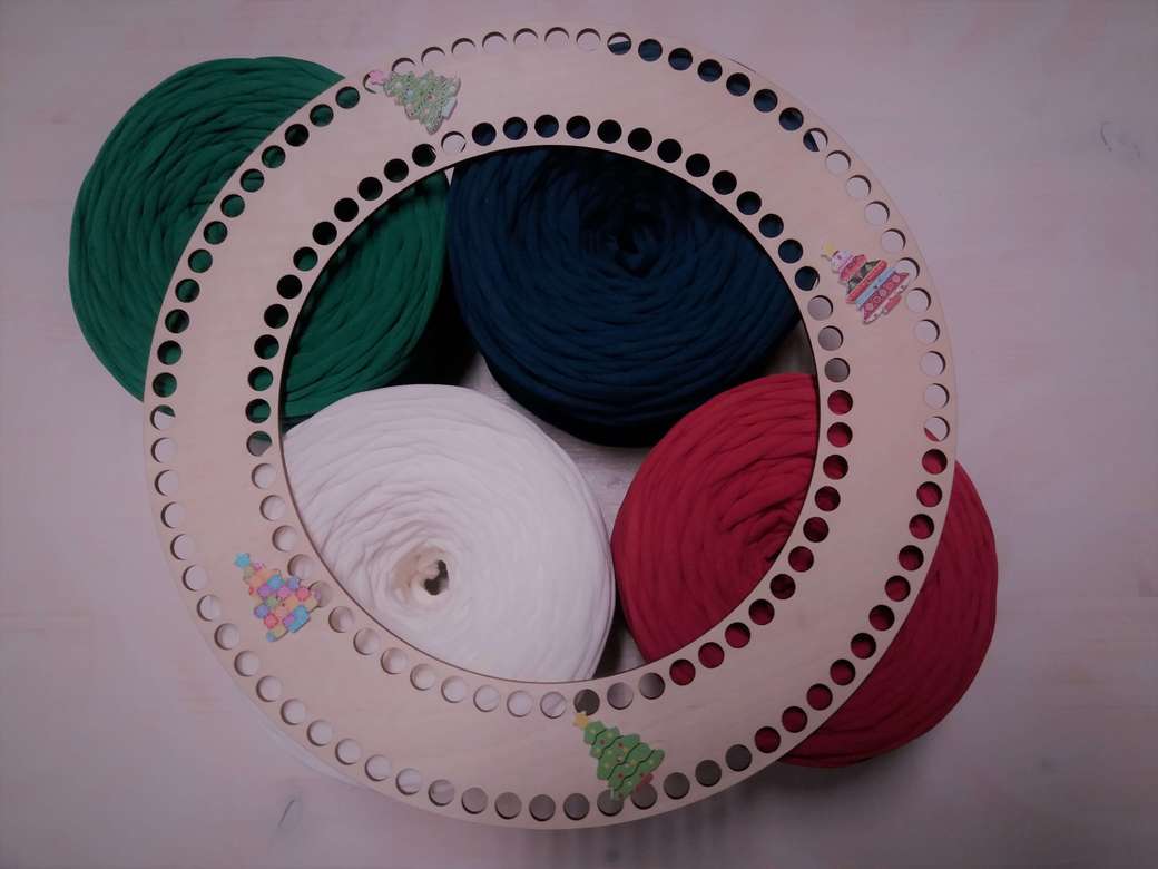 Заготовка "Венок" 30 см, деревянная