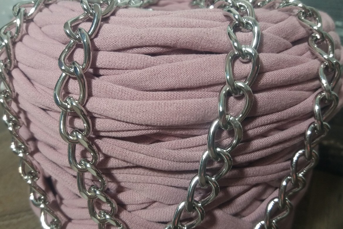 Цепь 10 мм ширина (цена за 10 см). Никель