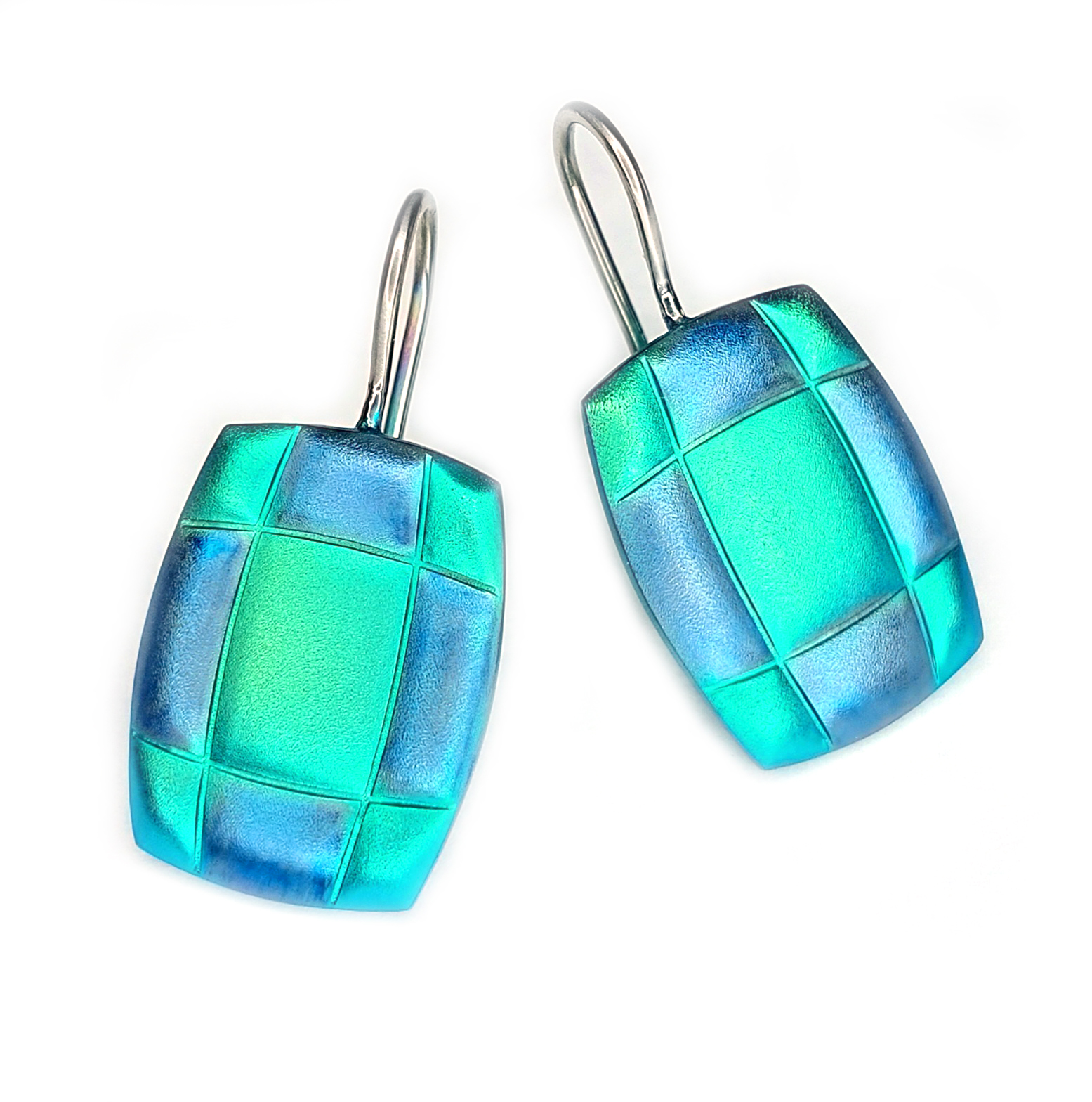 "Puff Quilt" Earrings