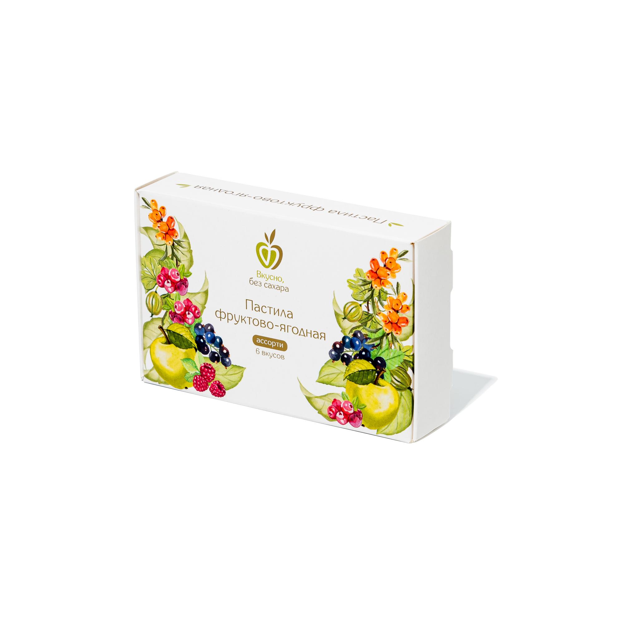 Я090. Набор пастилы фруктово-ягодной, 6 вкусов, 90 г