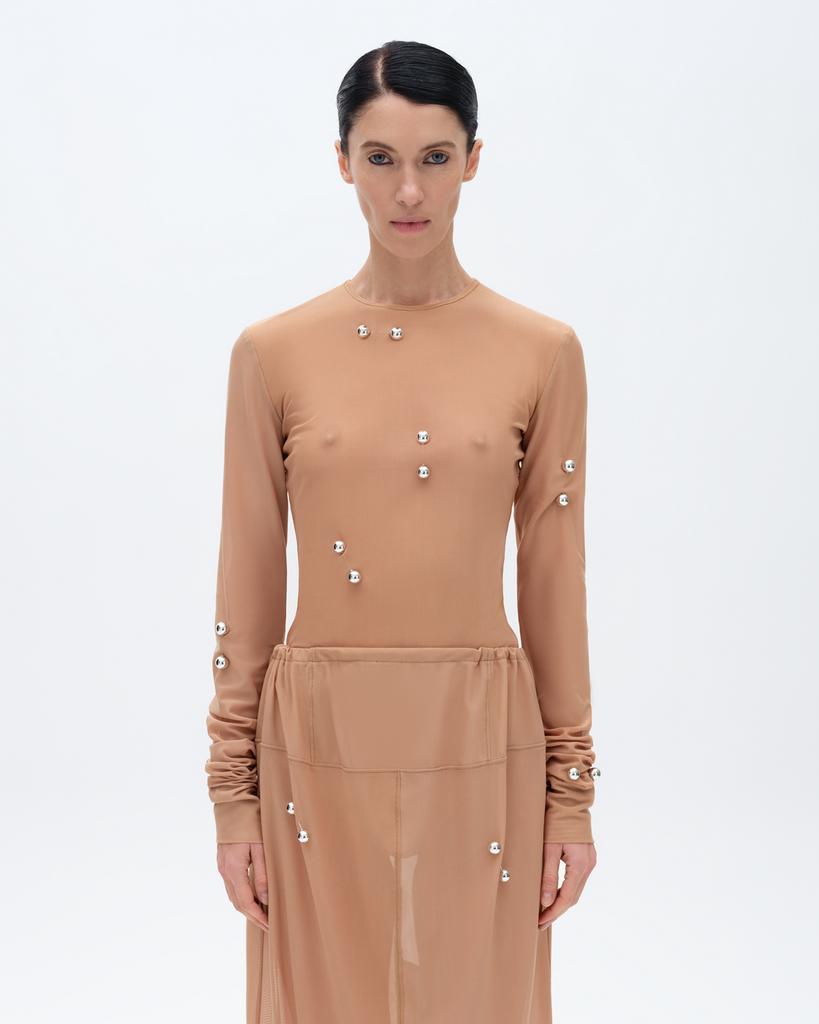 Лонгслив LAYER nude