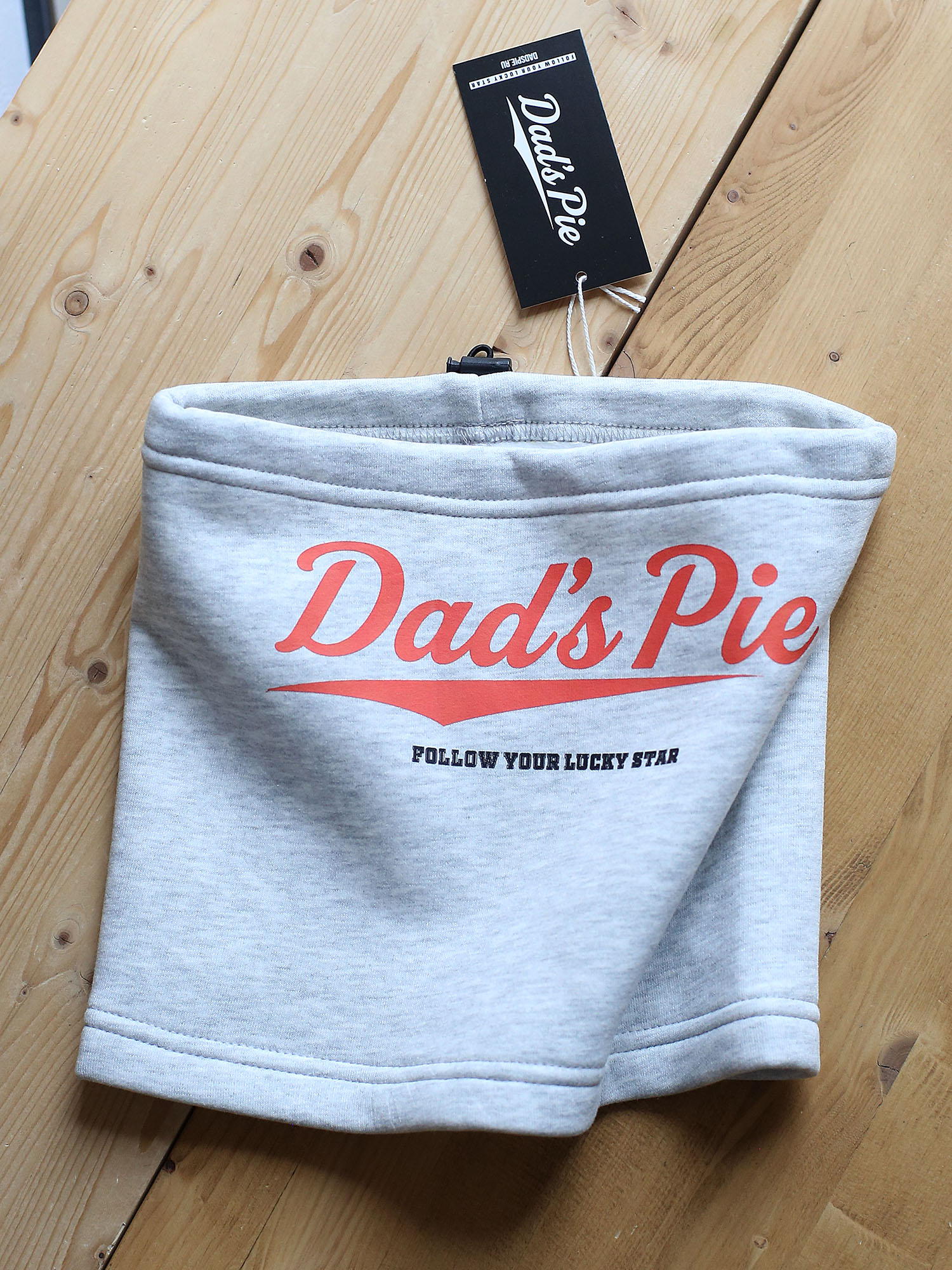 Снуд меланжевый с принтом Dadspie