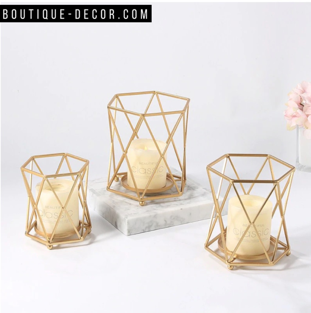 Декоративный дизайнерский подсвечник "octahon glas"