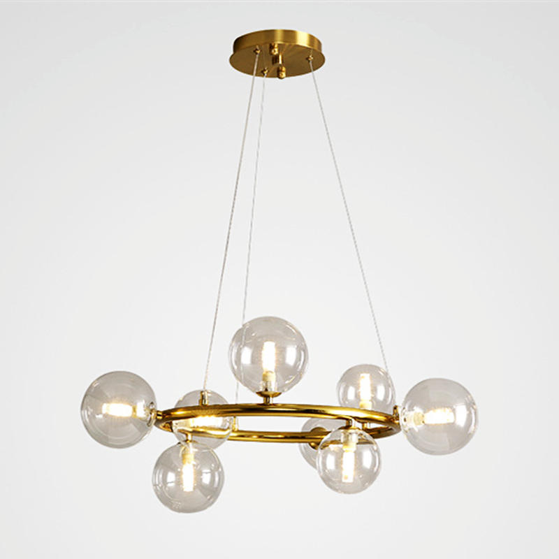 Люстра подвесная YDSX8833HeiJin-warm, E14, 40 Вт