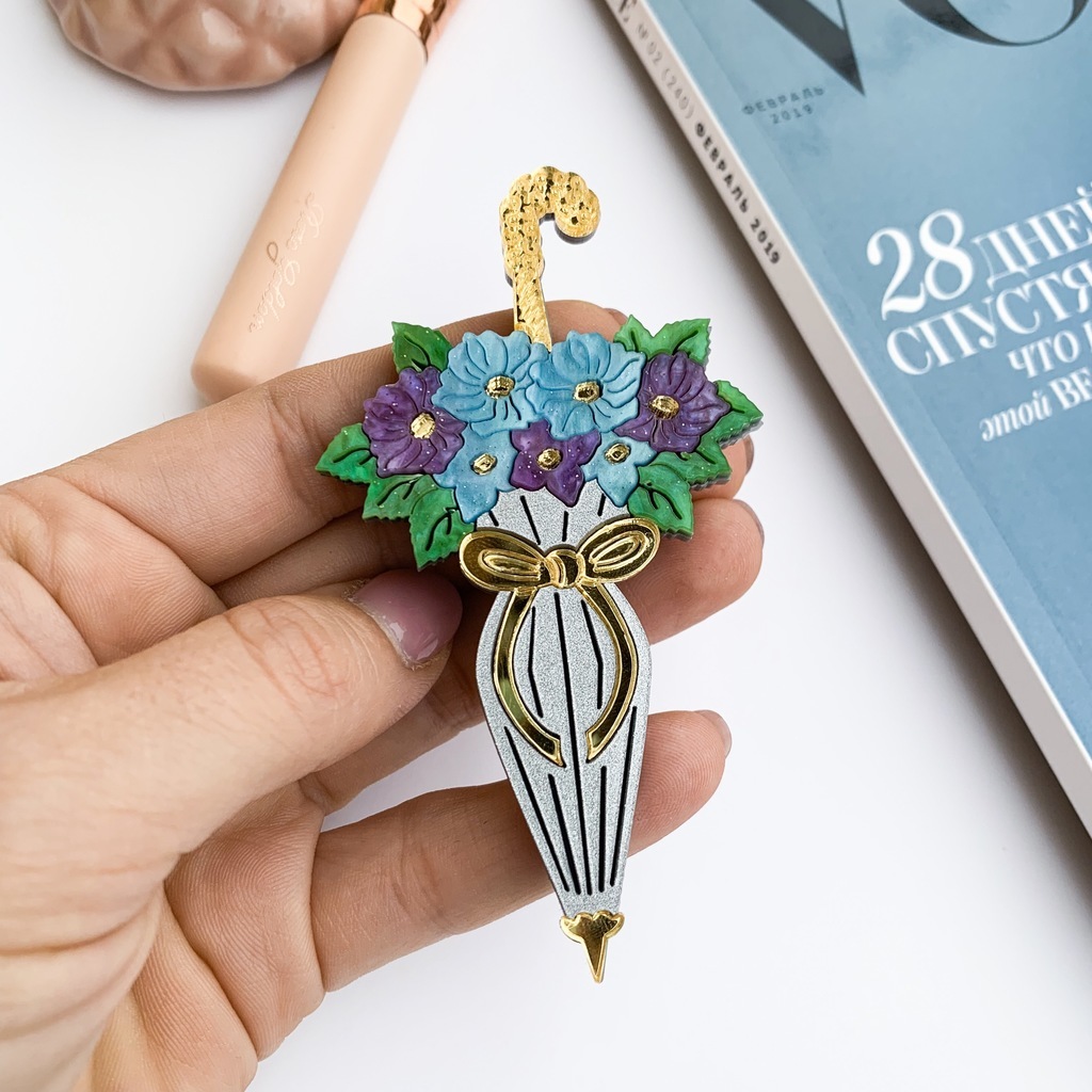 Зонтик с цветами